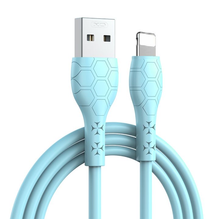 XO kabel NB240 USB - Lightning 1,0m 2,4A niebieski na NearMe.pl