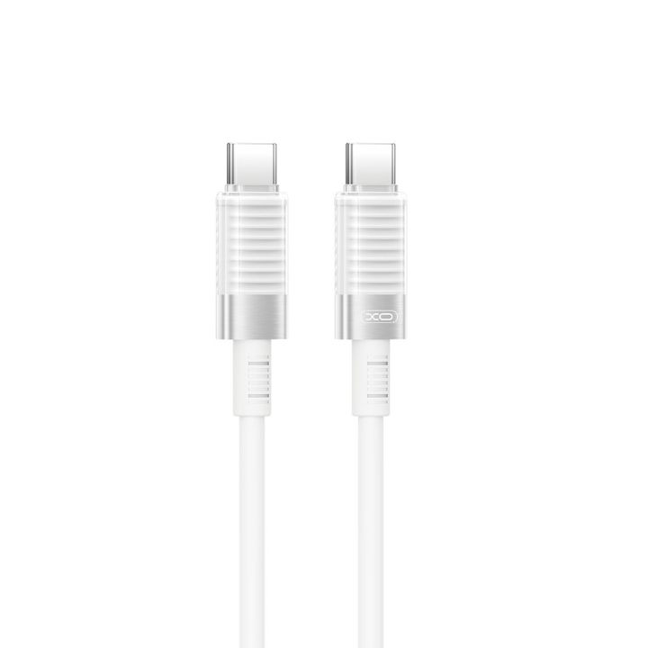 XO kabel NB-Q282B PD USB-C - USB-C 1,0m 60W biały na NearMe.pl