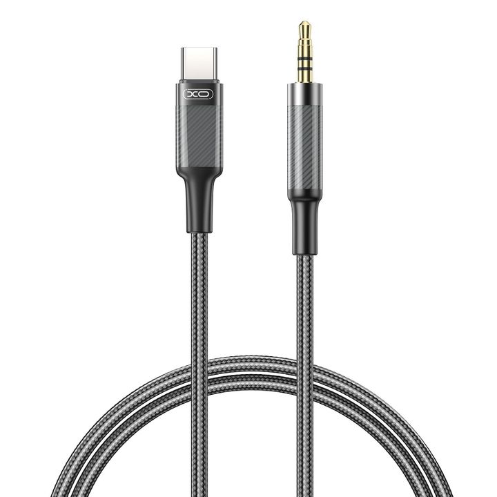 XO kabel audio NB-R279B USB-C - jack 3,5mm 1,0m czarny na NearMe.pl