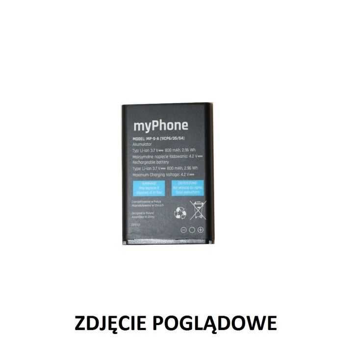 Bateria do myPhone Simply 2 / 1045 / 1082 / 1083 / One / Metro 800mAh na NearMe.pl