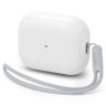 Spigen Case Silicone Fit White + Strap Gray - AirPods Pro (2nd Gen) na NearMe.pl