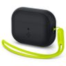 Spigen Case Silicone Fit Black + Strap Phantom Green - AirPods Pro (2nd Gen) na NearMe.pl