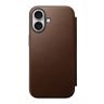 Nomad Modern Leather Folio, brown - iPhone 16 na NearMe.pl