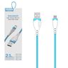 KABEL USB MICRO 2.1A SOMOSTEL NIEBIESKI 2100mAh QUICK CHARGER 1.2M POWERLINE SMS-BP04 MACARON na NearMe.pl