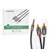 KABEL STEREO 1,5M CHINCH RCA DO JACK 3,5 CALA METAL na NearMe.pl