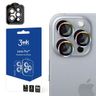 Ochrona na obiektyw aparatu 3MK Lens     Protection Pro do Apple iPhone 16 Pro/ 16 Pro Max Rainbow na NearMe.pl