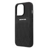 AMG AMHCP13XOSDBK iPhone 13 Pro Max 6,7"czarny/black hardcase Leather Curved Lines na NearMe.pl