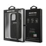 AMG AMHCP13XOSDBK iPhone 13 Pro Max 6,7"czarny/black hardcase Leather Curved Lines na NearMe.pl