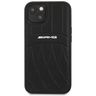 AMG AMHCP13MOSDBK iPhone 13 / 14 / 15 6.1" czarny/black hardcase Leather Curved Lines na NearMe.pl