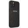 AMG AMHCP13MOSDBK iPhone 13 / 14 / 15 6.1" czarny/black hardcase Leather Curved Lines na NearMe.pl