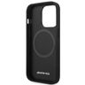 AMG AMHMP14LOSDBK iPhone 14 Pro 6.1" czarny/black hardcase Leather Curved Lines MagSafe na NearMe.pl
