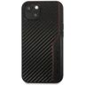 AMG AMHCP13MDEBK iPhone 13 / 14 / 156.1" czarny/black hardcase Leather&Carbon Red Stitching na NearMe.pl