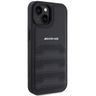AMG AMHCP15MGSEBK iPhone 15 Plus / 14 Plus 6.7" czarny/black hardcase Leather Debossed Lines na NearMe.pl