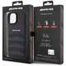 AMG AMHCP15MGSEBK iPhone 15 Plus / 14 Plus 6.7" czarny/black hardcase Leather Debossed Lines na NearMe.pl
