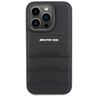 AMG AMHCP15XGSEBK iPhone 15 Pro Max 6.7" czarny/black hardcase Leather Debossed Lines na NearMe.pl