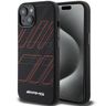 AMG AMHMP15S23SSPK iPhone 15 / 14 / 13 6.1" czarny/black hardcase Silicone Large Rhombuses Pattern MagSafe na NearMe.pl