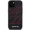 AMG AMHMP15S23SSPK iPhone 15 / 14 / 13 6.1" czarny/black hardcase Silicone Large Rhombuses Pattern MagSafe na NearMe.pl
