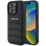 AMG AMHCP16XGSEBK iPhone 16 Pro Max 6.9" czarny/black hardcase Leather Debossed Lines Black Logo na NearMe.pl