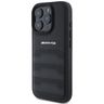 AMG AMHCP16XGSEBK iPhone 16 Pro Max 6.9" czarny/black hardcase Leather Debossed Lines Black Logo na NearMe.pl