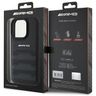 AMG AMHCP16XGSEBK iPhone 16 Pro Max 6.9" czarny/black hardcase Leather Debossed Lines Black Logo na NearMe.pl