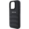 AMG AMHCP16LGSEBK iPhone 16 Pro  6.3" czarny/black hardcase Leather Debossed Lines Black Logo na NearMe.pl