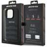 AMG AMHCP16LGSEBK iPhone 16 Pro  6.3" czarny/black hardcase Leather Debossed Lines Black Logo na NearMe.pl