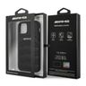 AMG AMHCP12LGSEBK iPhone 12 Pro Max6,7" czarny/black hardcase Leather Debossed Lines na NearMe.pl