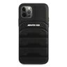 AMG AMHCP12LGSEBK iPhone 12 Pro Max6,7" czarny/black hardcase Leather Debossed Lines na NearMe.pl