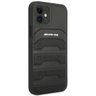 AMG AMHCP12SGSEBK iPhone 12 mini 5,4" czarny/black hardcase Leather Debossed Lines na NearMe.pl