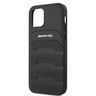 AMG AMHCP12SGSEBK iPhone 12 mini 5,4" czarny/black hardcase Leather Debossed Lines na NearMe.pl
