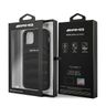 AMG AMHCP12SGSEBK iPhone 12 mini 5,4" czarny/black hardcase Leather Debossed Lines na NearMe.pl