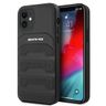 AMG AMHCP12SGSEBK iPhone 12 mini 5,4" czarny/black hardcase Leather Debossed Lines na NearMe.pl