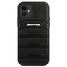 AMG AMHCP12SGSEBK iPhone 12 mini 5,4" czarny/black hardcase Leather Debossed Lines na NearMe.pl