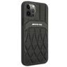 AMG AMHCP12LOSDBK iPhone 12 Pro Max6,7" czarny/black hardcase Leather Curved Lines na NearMe.pl