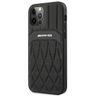 AMG AMHCP12LOSDBK iPhone 12 Pro Max6,7" czarny/black hardcase Leather Curved Lines na NearMe.pl