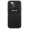 AMG AMHCP12LOSDBK iPhone 12 Pro Max6,7" czarny/black hardcase Leather Curved Lines na NearMe.pl