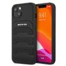 AMG AMHCP13SGSEBK iPhone 13 mini 5,4" czarny/black hardcase Leather Debossed Lines na NearMe.pl