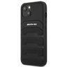 AMG AMHCP14MGSEBK iPhone 14 Plus / 15 Plus 6.7" czarny/black hardcase Leather Debossed Lines na NearMe.pl