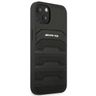 AMG AMHCP14SGSEBK iPhone 14 / 15 / 13 6.1" czarny/black hardcase Leather Debossed Lines na NearMe.pl