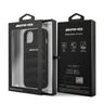 AMG AMHCP14SGSEBK iPhone 14 / 15 / 13 6.1" czarny/black hardcase Leather Debossed Lines na NearMe.pl