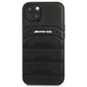 AMG AMHCP14SGSEBK iPhone 14 / 15 / 13 6.1" czarny/black hardcase Leather Debossed Lines na NearMe.pl