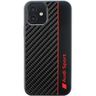Audi Carbon Fiber Stripe iPhone 12/12 Pro 6.1" czarny/black hardcase AUS-TPUPCIP12P-R8/D1-BK na NearMe.pl