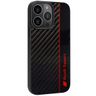 Audi Carbon Fiber Stripe iPhone 13 Pro / 13 6.1" czarny/black hardcase AUS-TPUPCIP13P-R8/D1-BK na NearMe.pl