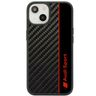 Audi Carbon Fiber Stripe iPhone 14 / 15 / 13 6.1" czarny/black hardcase AUS-TPUPCIP14-R8/D1-BK na NearMe.pl