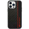 Audi Carbon Fiber Stripe iPhone 14 Pro 6.1" czarny/black hardcase AUS-TPUPCIP14P-R8/D1-BK na NearMe.pl