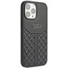 Audi Genuine Leather iPhone 13 Pro / 13 6.1" czarny/black hardcase AU-TPUPCIP13P-Q8/D1-BK na NearMe.pl