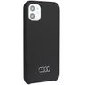 Audi Silicone Case iPhone 12/12 Pro 6.1" czarny/black hardcase AU-LSRIP12P-Q3/D1-BK na NearMe.pl