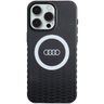 Audi IML Big Logo MagSafe Case iPhone 15Pro Max 6.7" czarny/black hardcase AU-IMLMIP15PM-Q5/D2-BK na NearMe.pl