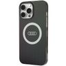 Audi IML Big Logo MagSafe Case iPhone 13 Pro / 13 6.1" czarny/black hardcase AU-IMLMIP13P-Q5/D2-BK na NearMe.pl
