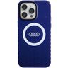 Audi IML Big Logo MagSafe Case iPhone 14 Pro Max 6.7" niebieski/navy blue hardcase AU-IMLMIP14PM-Q5/D2-BE na NearMe.pl